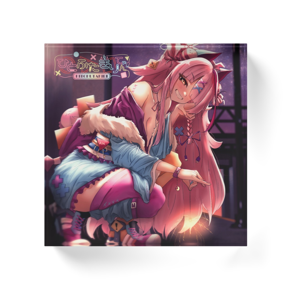 ひとふたきりと線香花火アクリルブロック