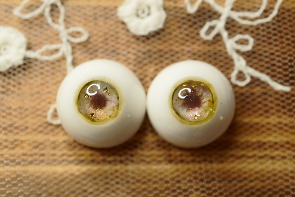 【シャンパンローズ1406-1】14mm/虹彩6mm
