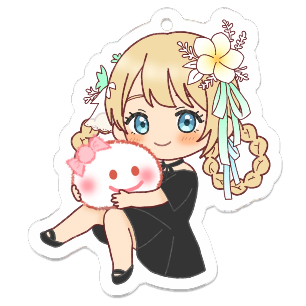 アクリルキーホルダー(もっち&もちこ)