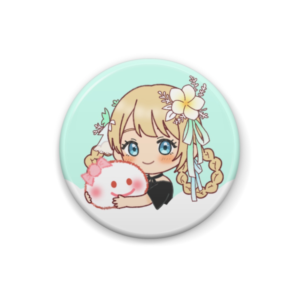 缶バッジ(もっち&もちこ)