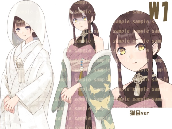 【とくだ屋】和風立ち絵女子W1