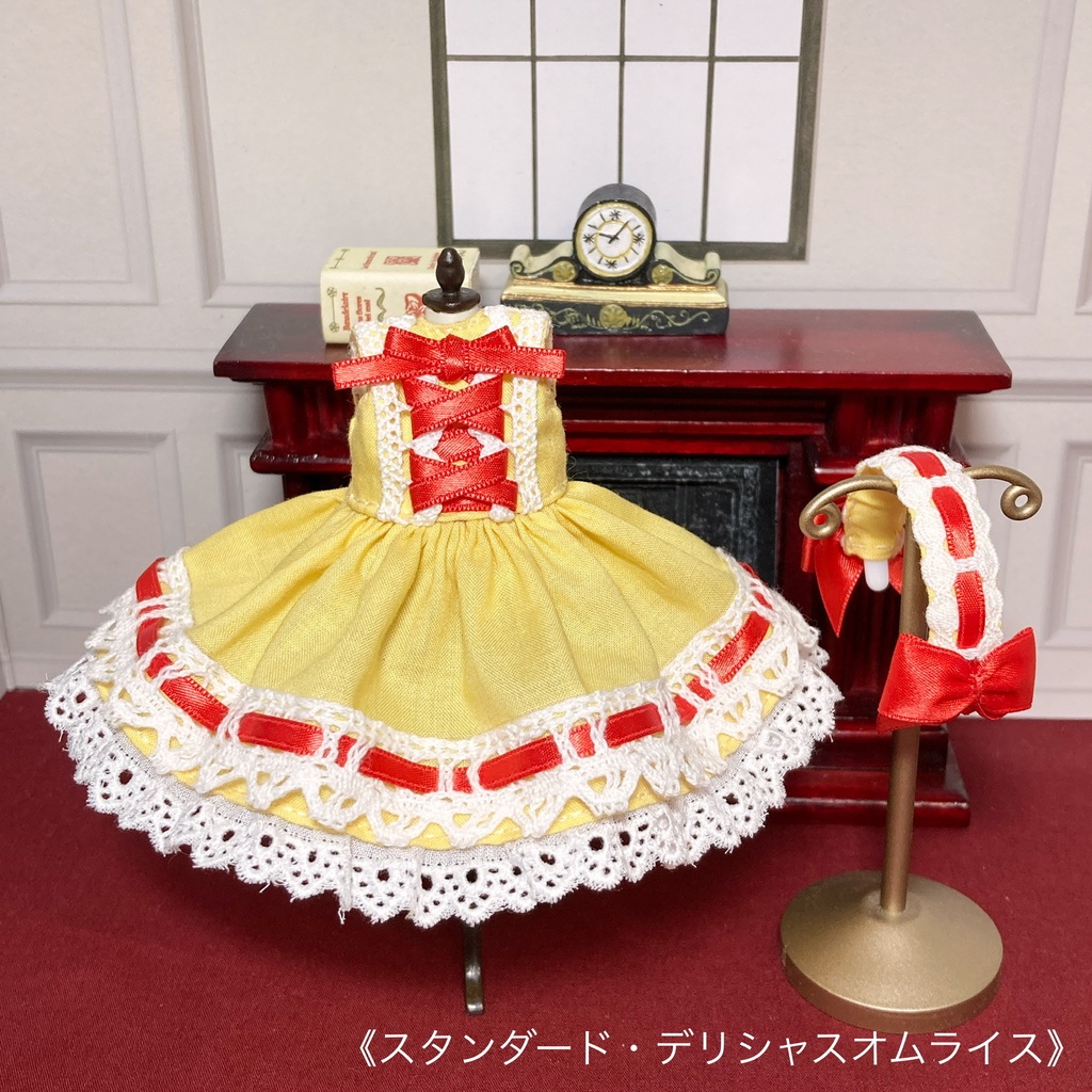 《スタンダード》ロマンティックロリータ〔オビツ11サイズ ドール服〕