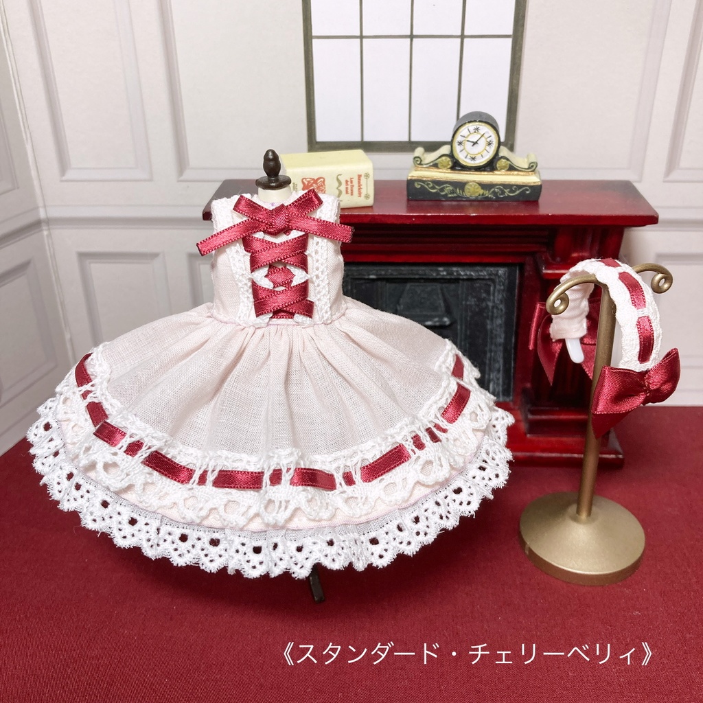 《スタンダード》ロマンティックロリータ〔オビツ11サイズ ドール服〕