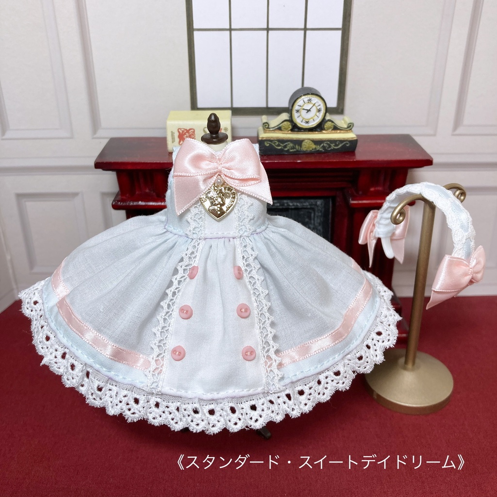 《スタンダード》メモリアワンピース 〔オビツ11サイズ ドール服〕