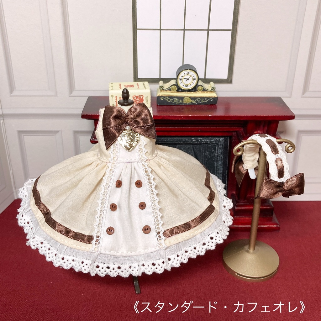 《スタンダード》メモリアワンピース 〔オビツ11サイズ ドール服〕