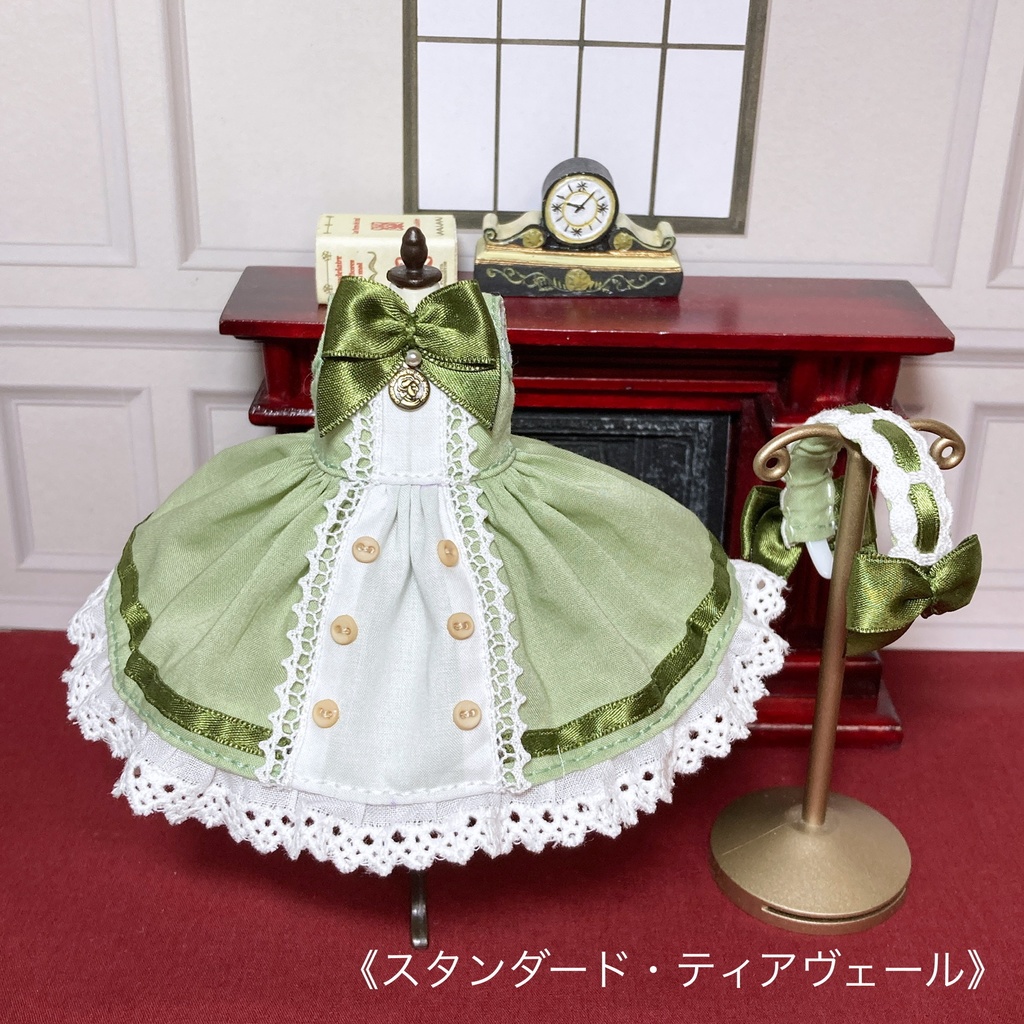 《スタンダード》メモリアワンピース 〔オビツ11サイズ ドール服〕