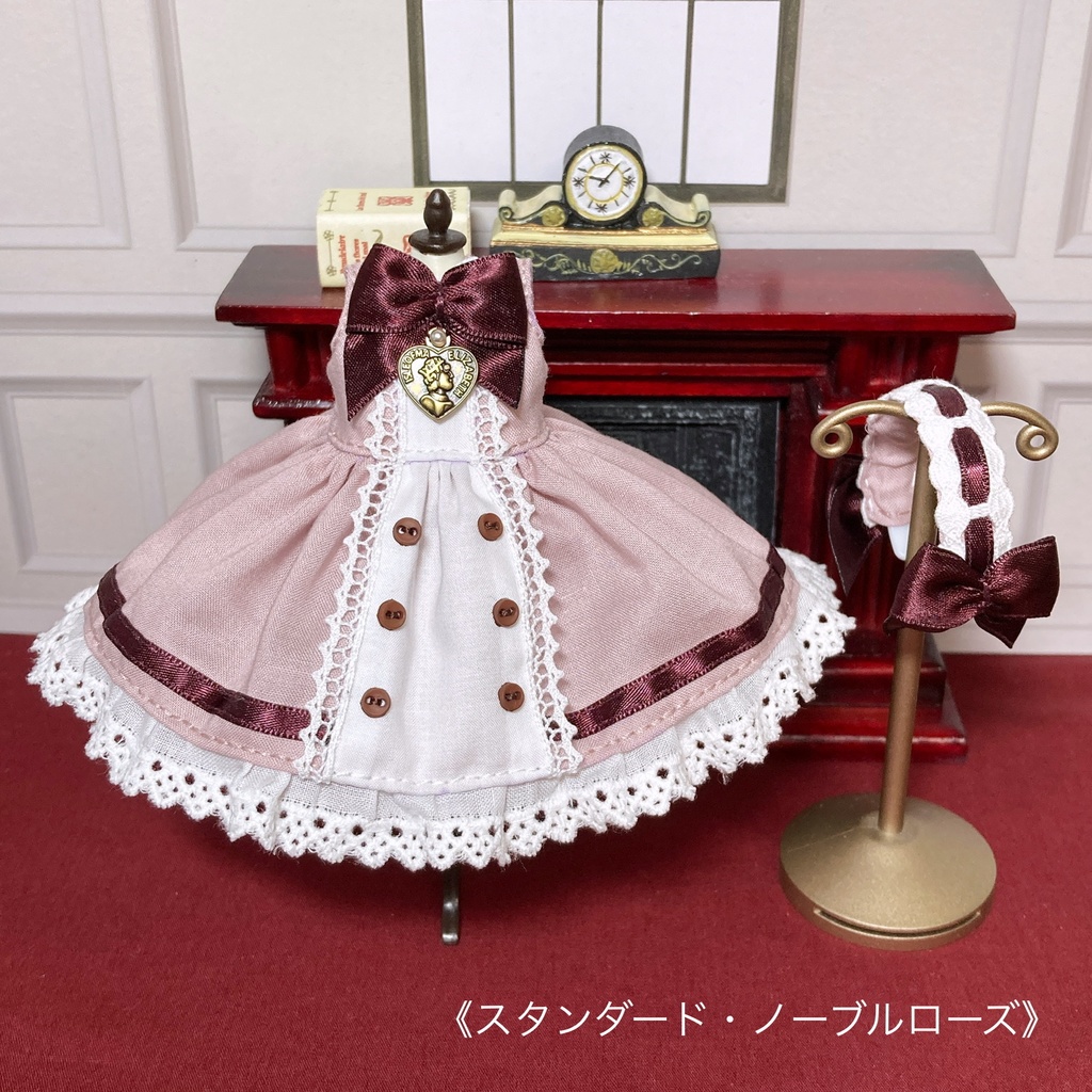 《スタンダード》メモリアワンピース 〔オビツ11サイズ ドール服〕