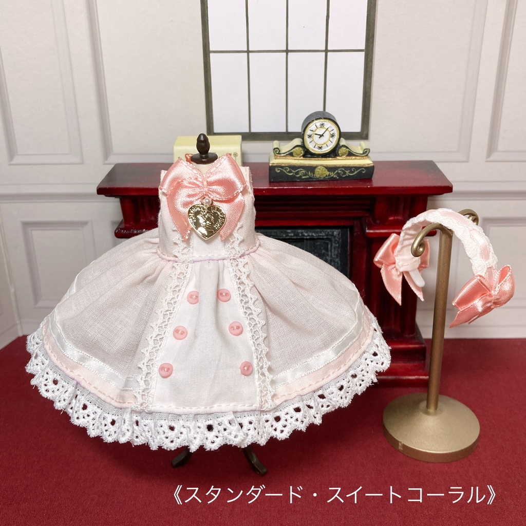 《スタンダード》メモリアワンピース 〔オビツ11サイズ ドール服〕