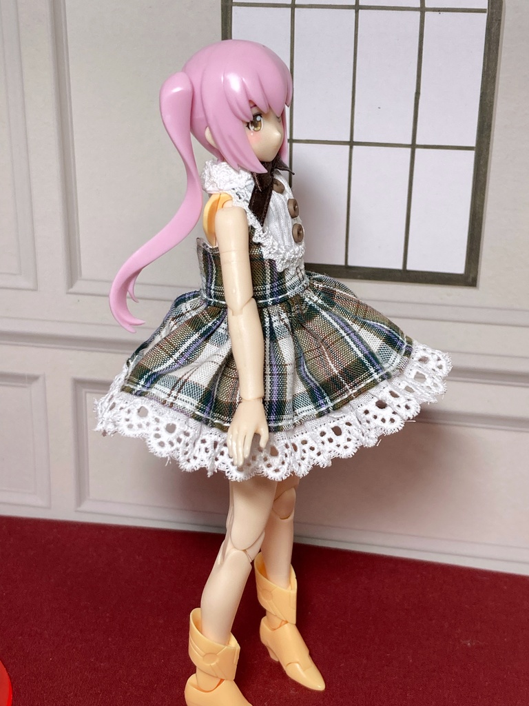 メガミデバイスサイズ・《ブラウンチェック・ブラウン》グラスフィーユミニ