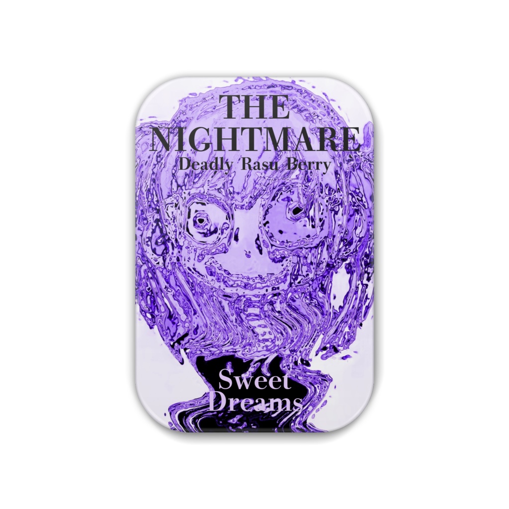 悪夢!自画像缶バッジ