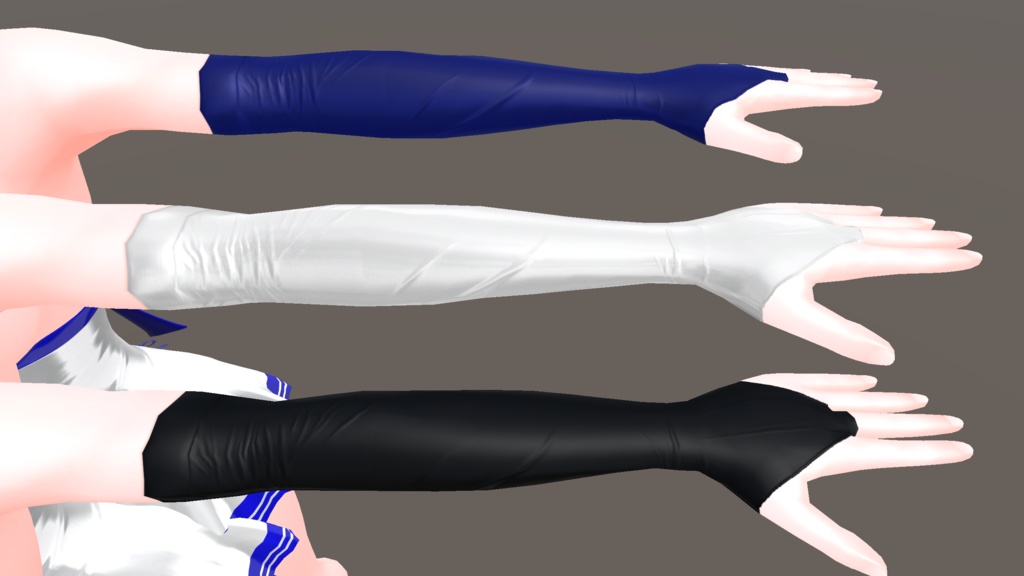 【Ver.1.03】合成テクスチャ式アクセ「アームドレス1」キッシュ用素体用