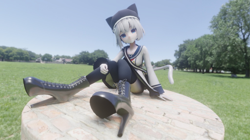 3D衣装「空々ブーツ3」【キッシュ用素体基準】