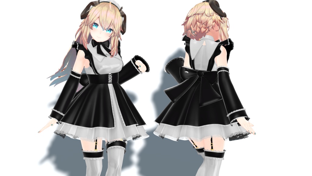 3D衣装「メイド服1」for Merino(メリノ) 【Ver.1.01】
