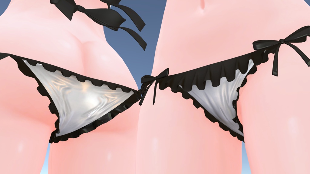 3D衣装「ワンピース2」キッシュ用素体標準/たわわ胸向け