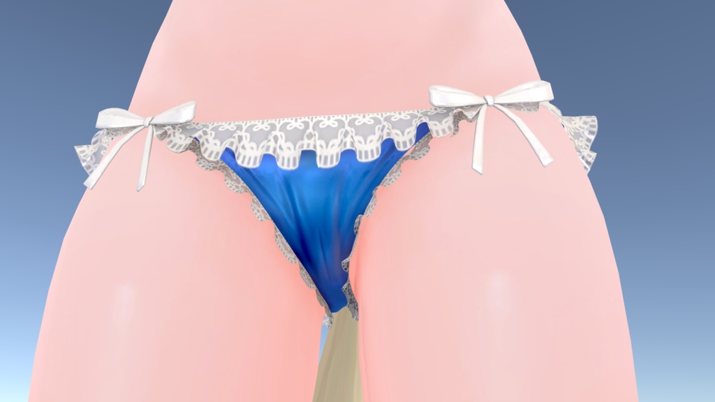 3D衣装「ワンピース2」キッシュ用素体標準/たわわ胸向け