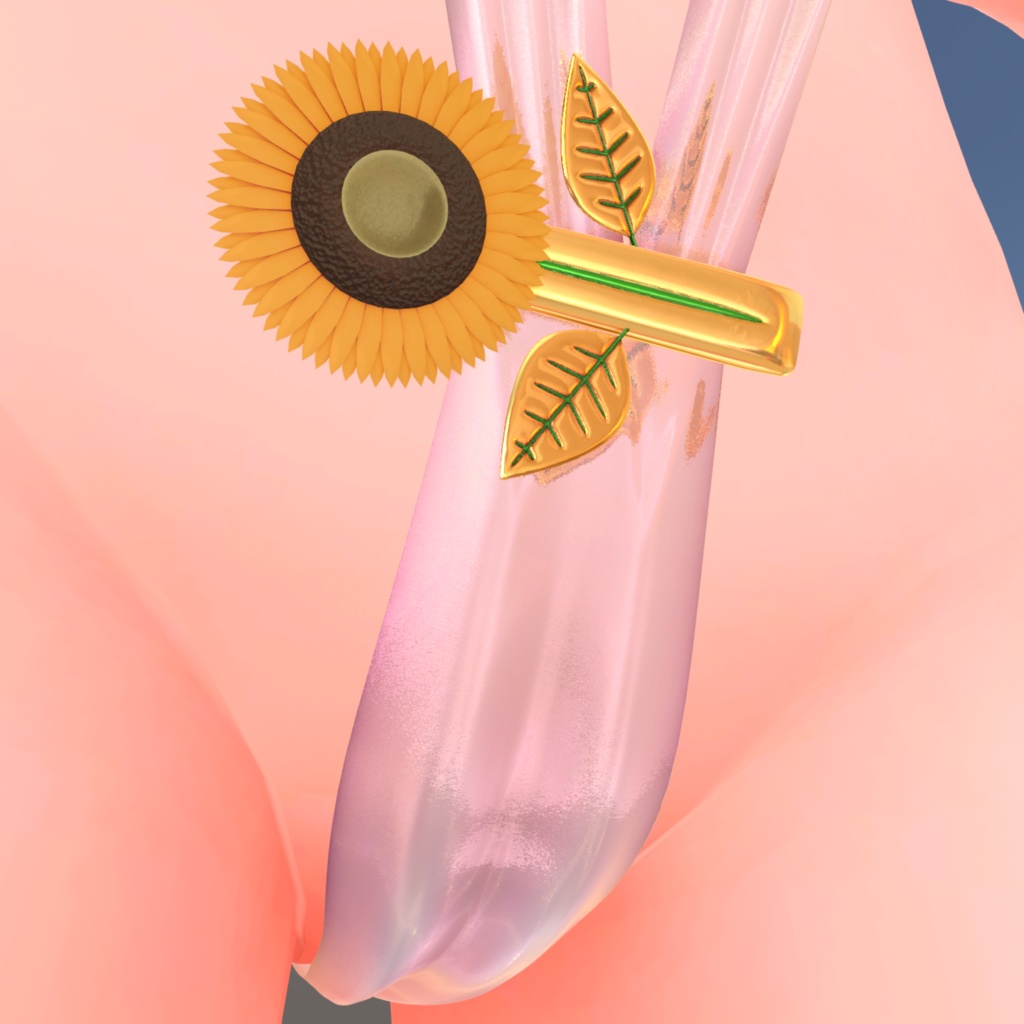 3D衣装「フラワーVストリングス」【キッシュ標準/たわわ、レイニィ、ここあ】