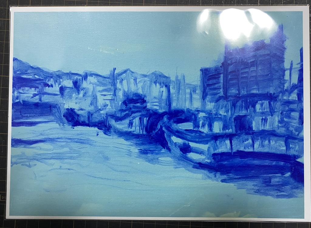 八枚組B5複製原画「山下セレクション」(絵解き付き)