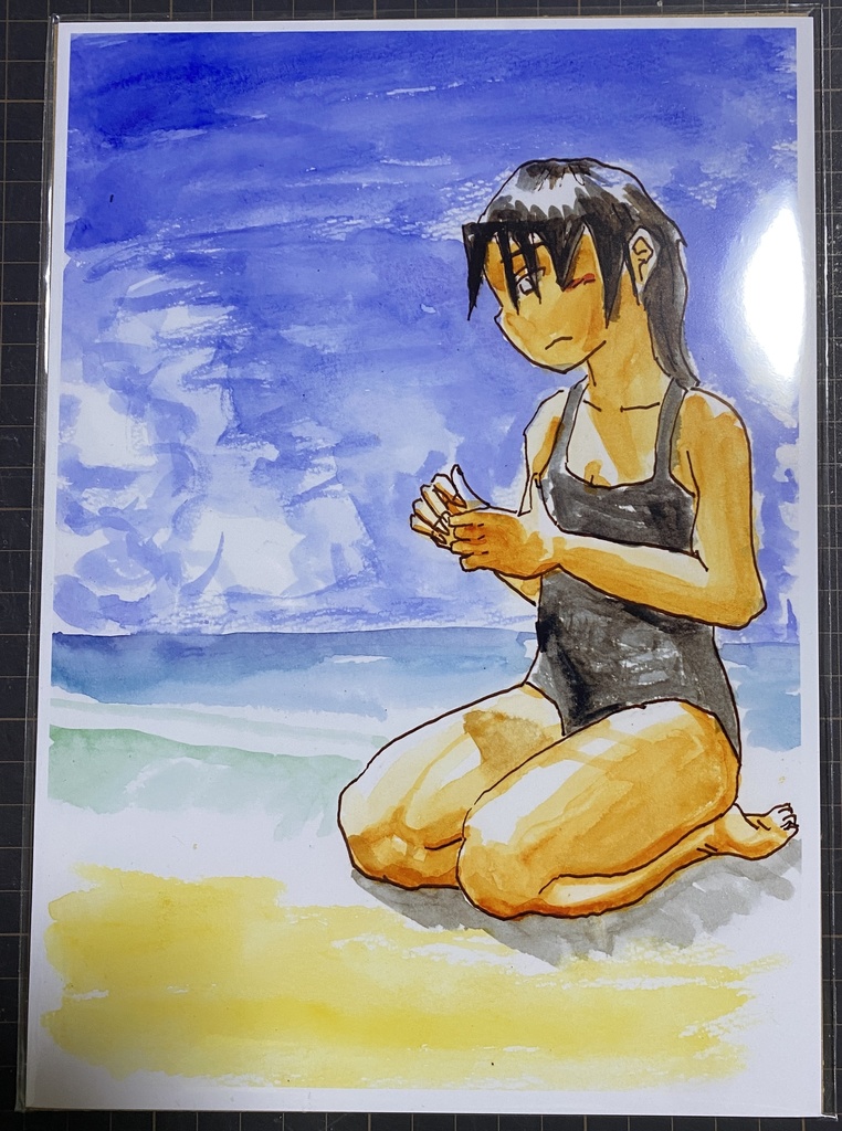 八枚組B5複製原画「女の子セレクション」(絵解き付き)