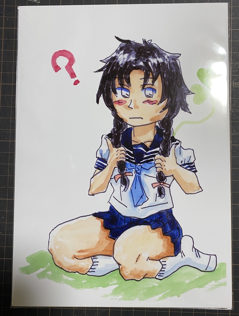 八枚組B5複製原画「女の子セレクション」(絵解き付き)