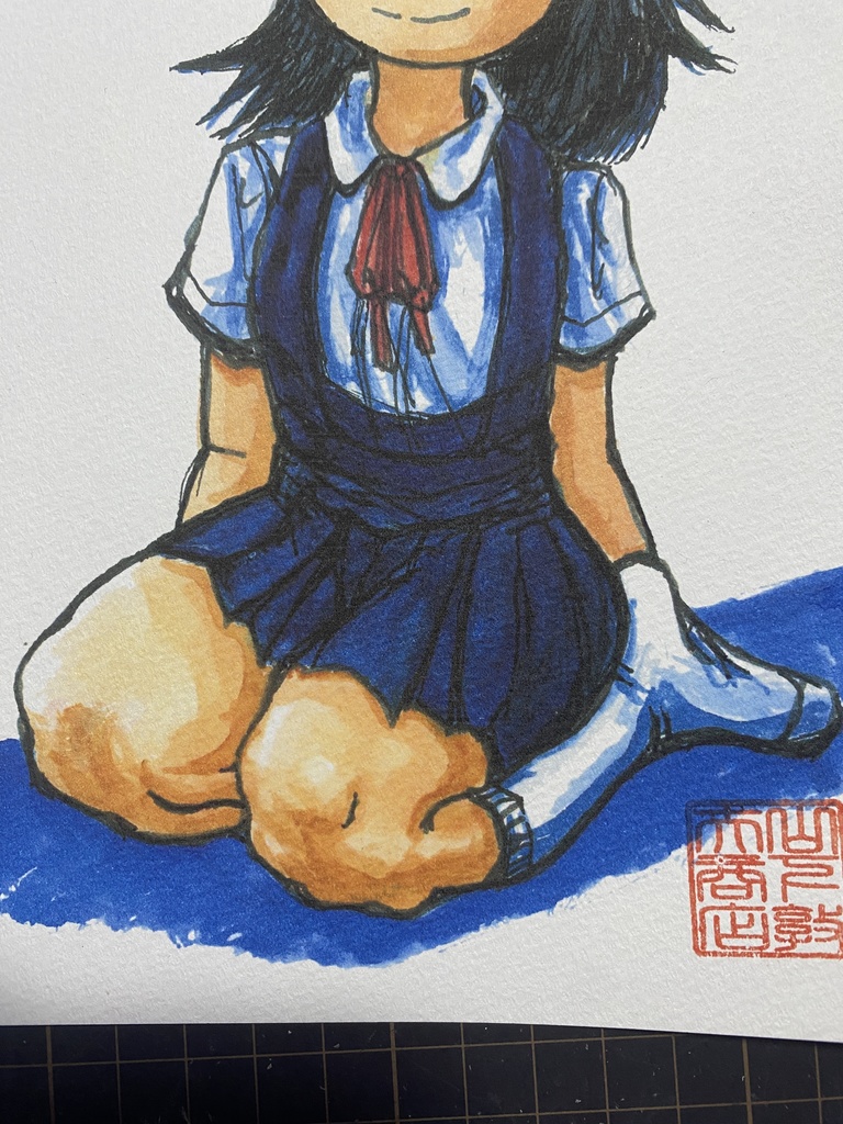 イラスト『ラッパ吹き・三条透子』B5サイズKMFG(匿名配送)