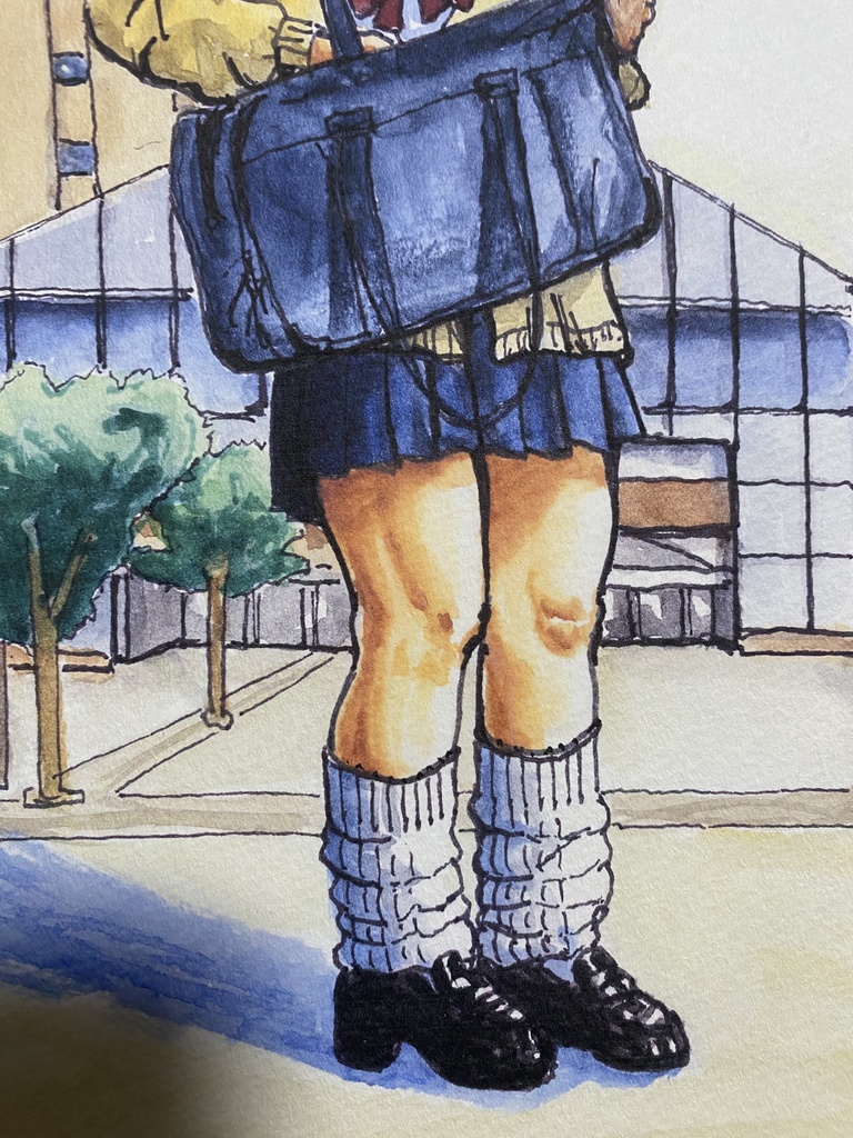 イラスト『北の街で・風丘智迅』B5サイズKMFG(匿名配送)