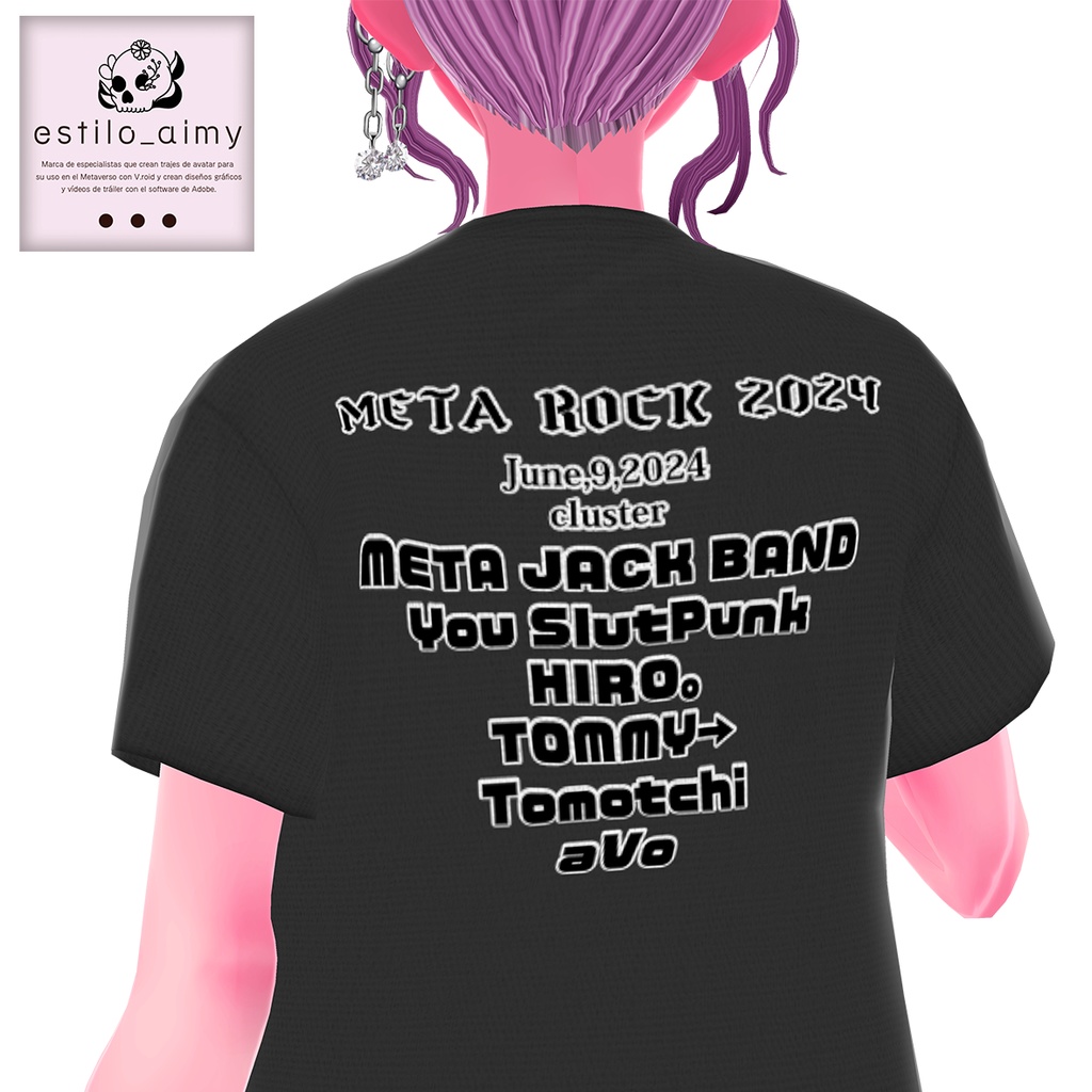 META ROCK 2024 フェスTee