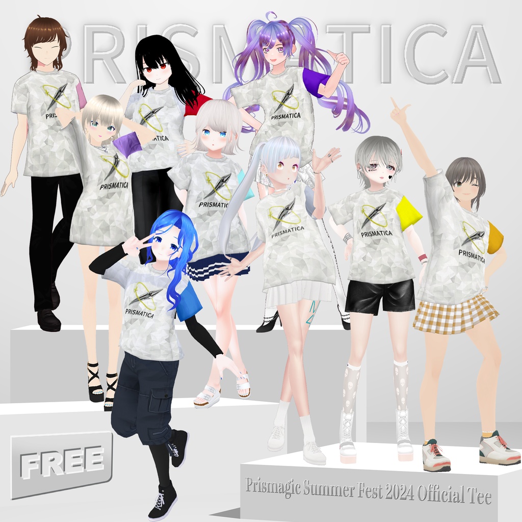 Prismagic 公式Tee全10種