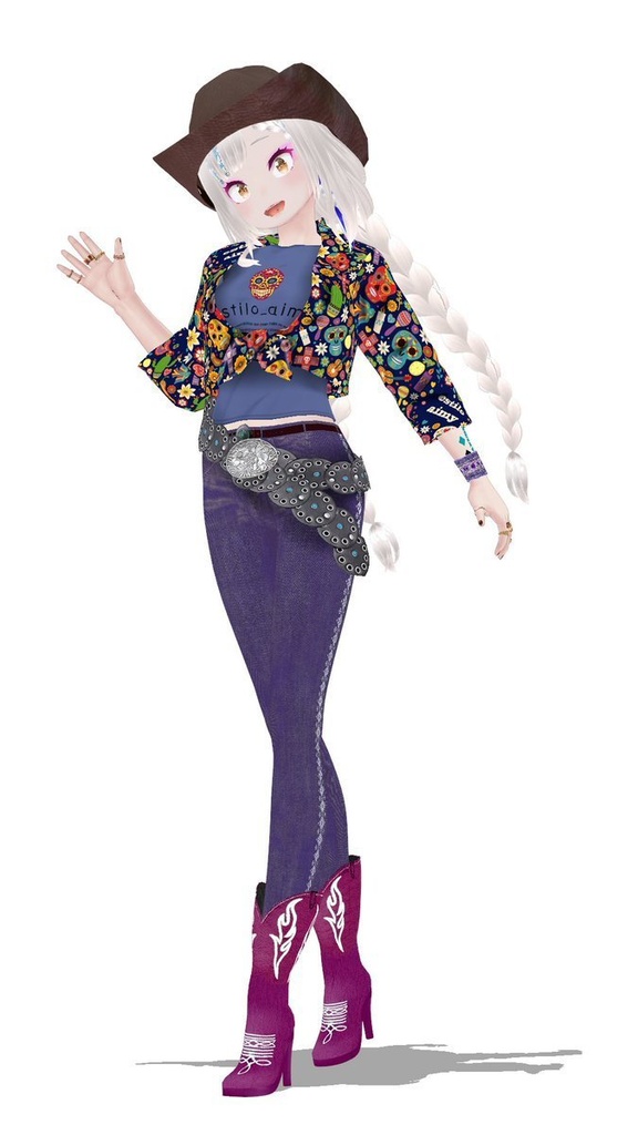 TexMex レディースウエスタンシャツコーデ