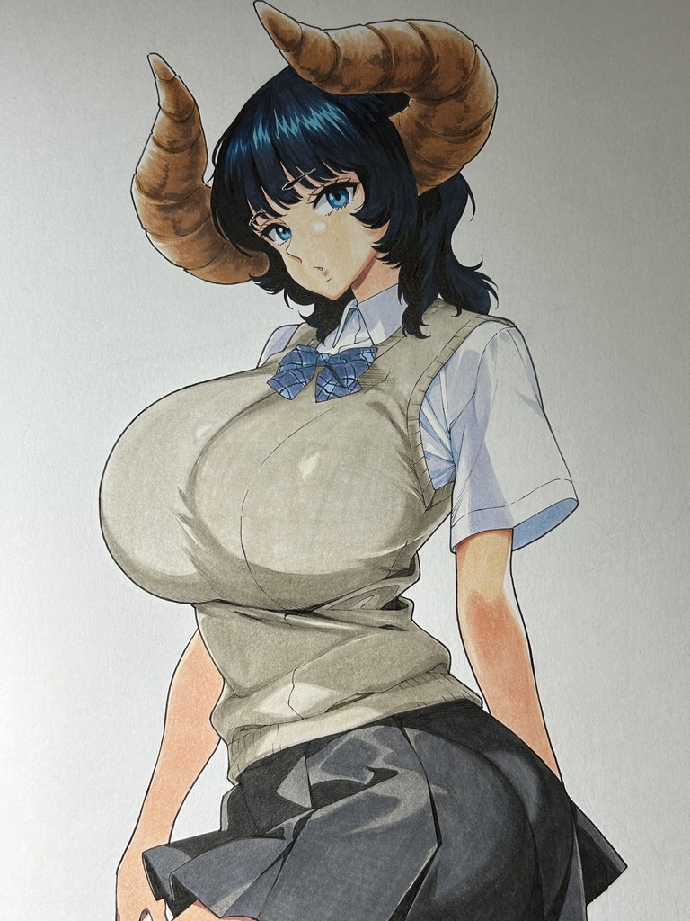 美乃さん（80年代アニメ風）