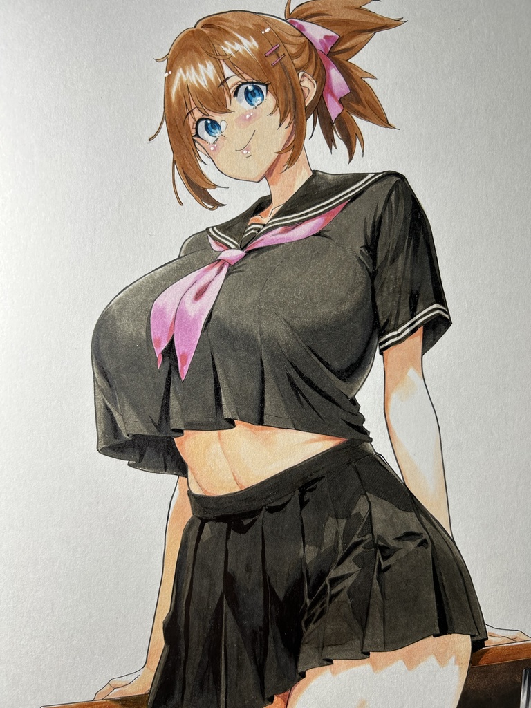 僕の生徒はオトナギャル　イラストサイン色紙