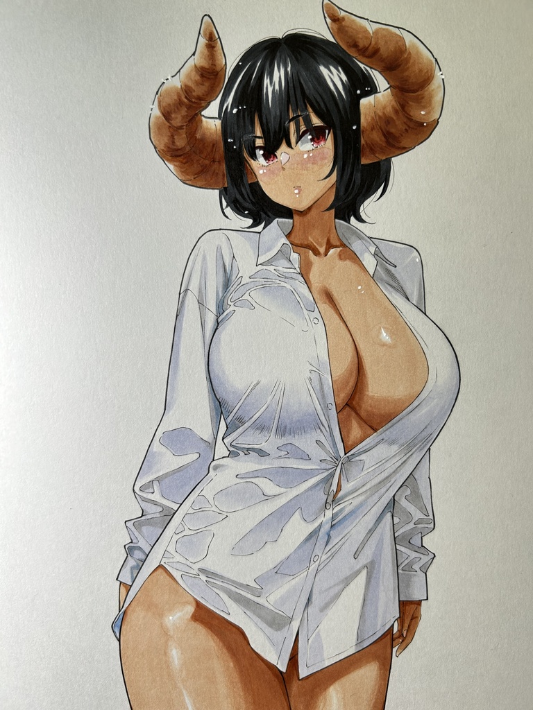 褐色美乃さん