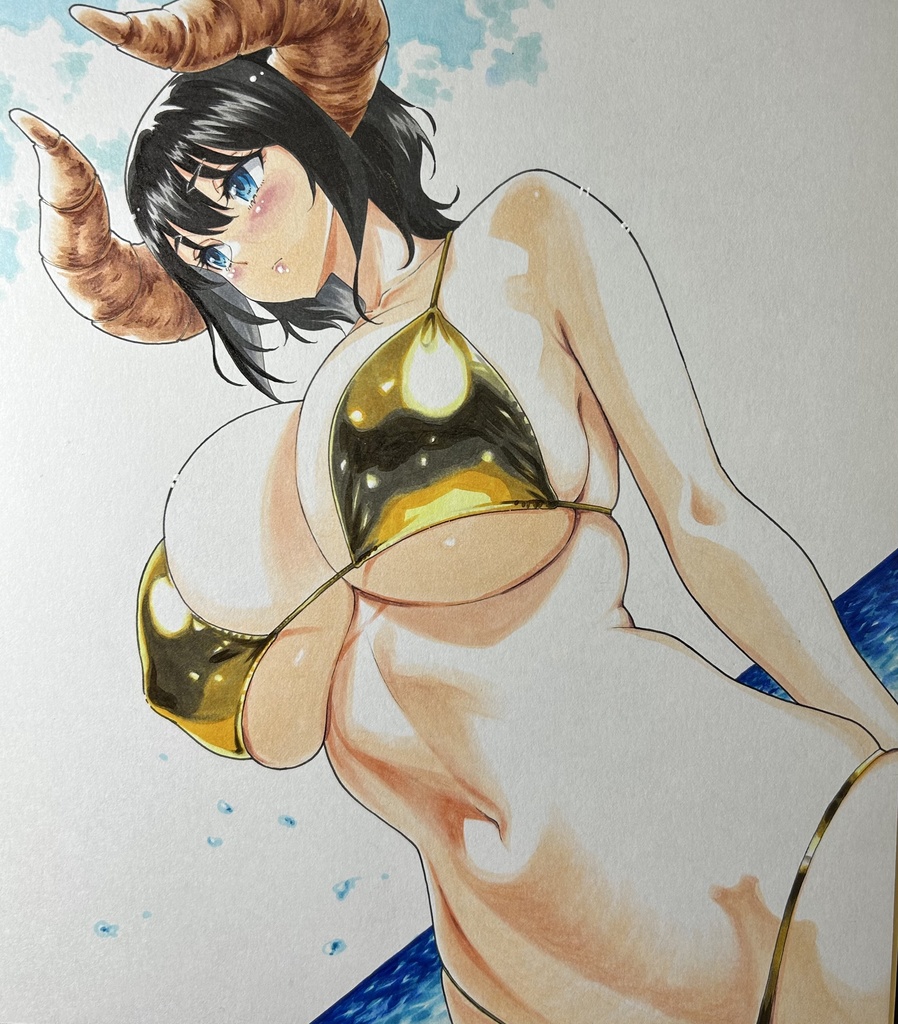 金ビキニ美乃さん