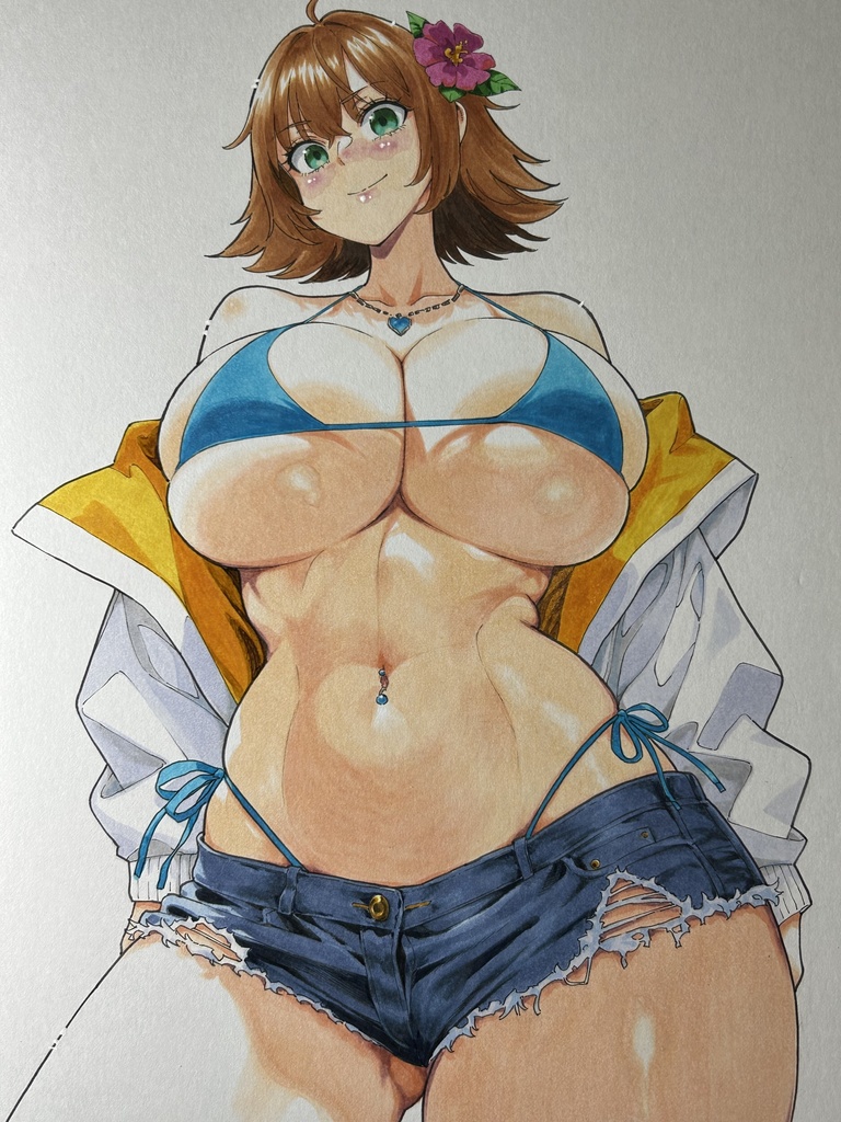 爆乳白ギャル遥
