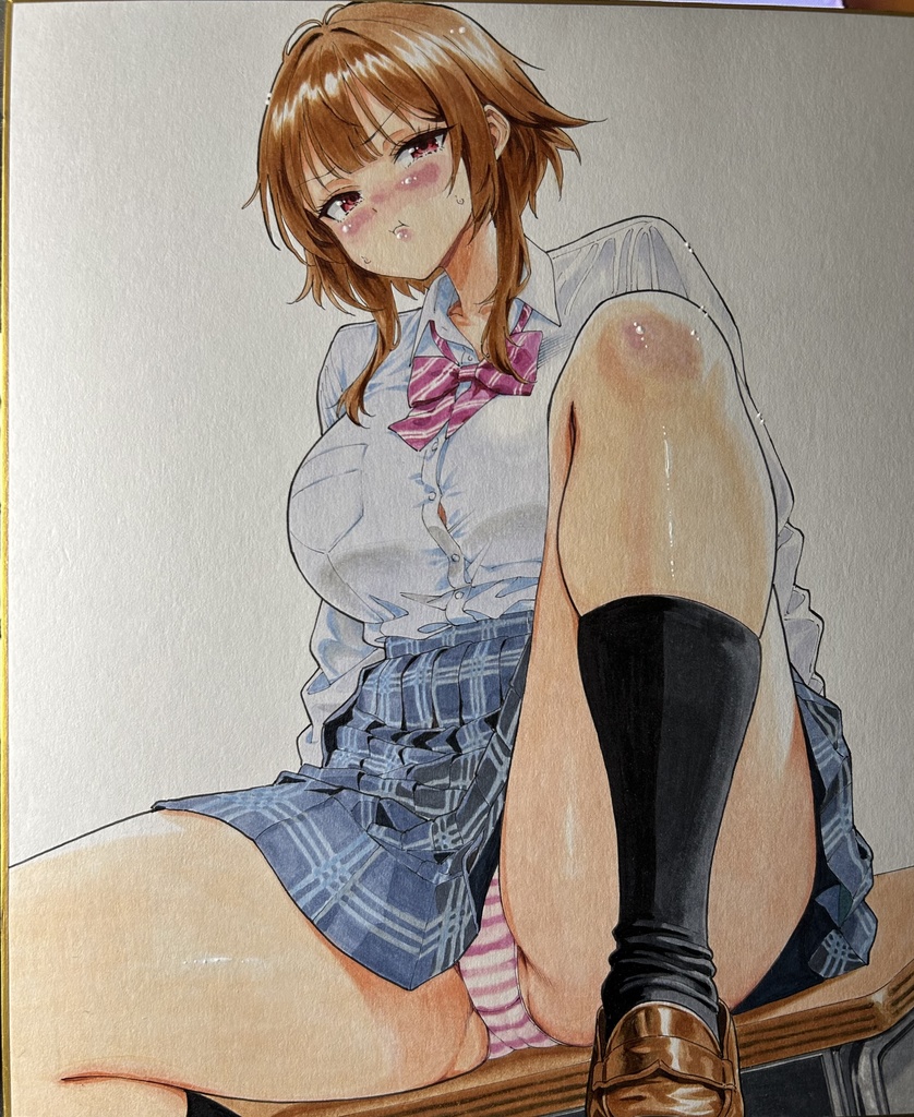 高校生になったチョコイラスト🍫