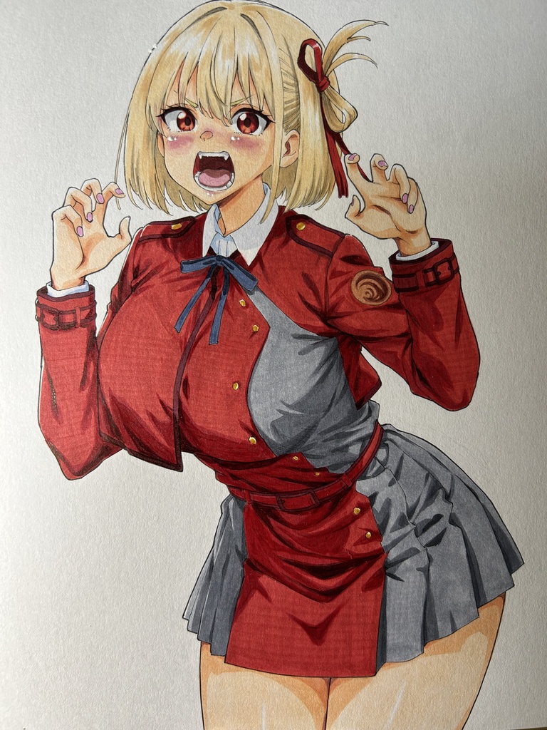怒りの怪獣ポーズ💢