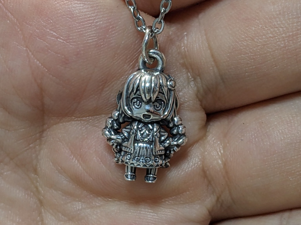 あかりちゃんシルバーペンダント