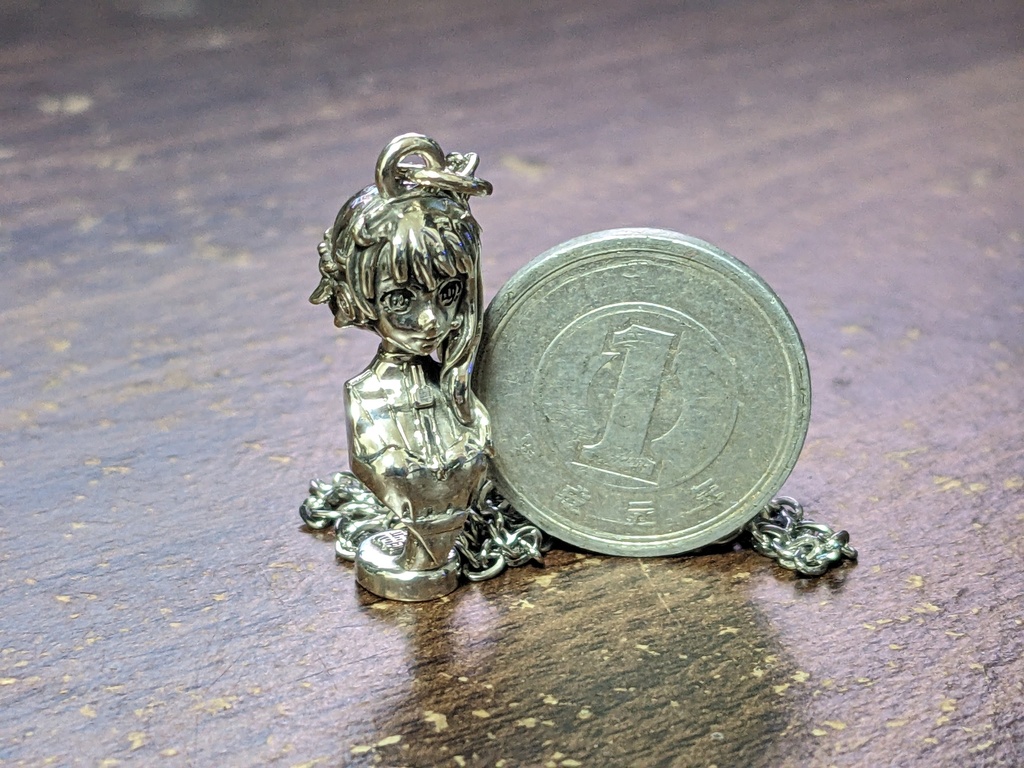 ゆかりさん麗シルバーペンダント