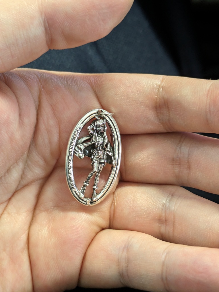 ゆかりさんフレームシルバーペンダント