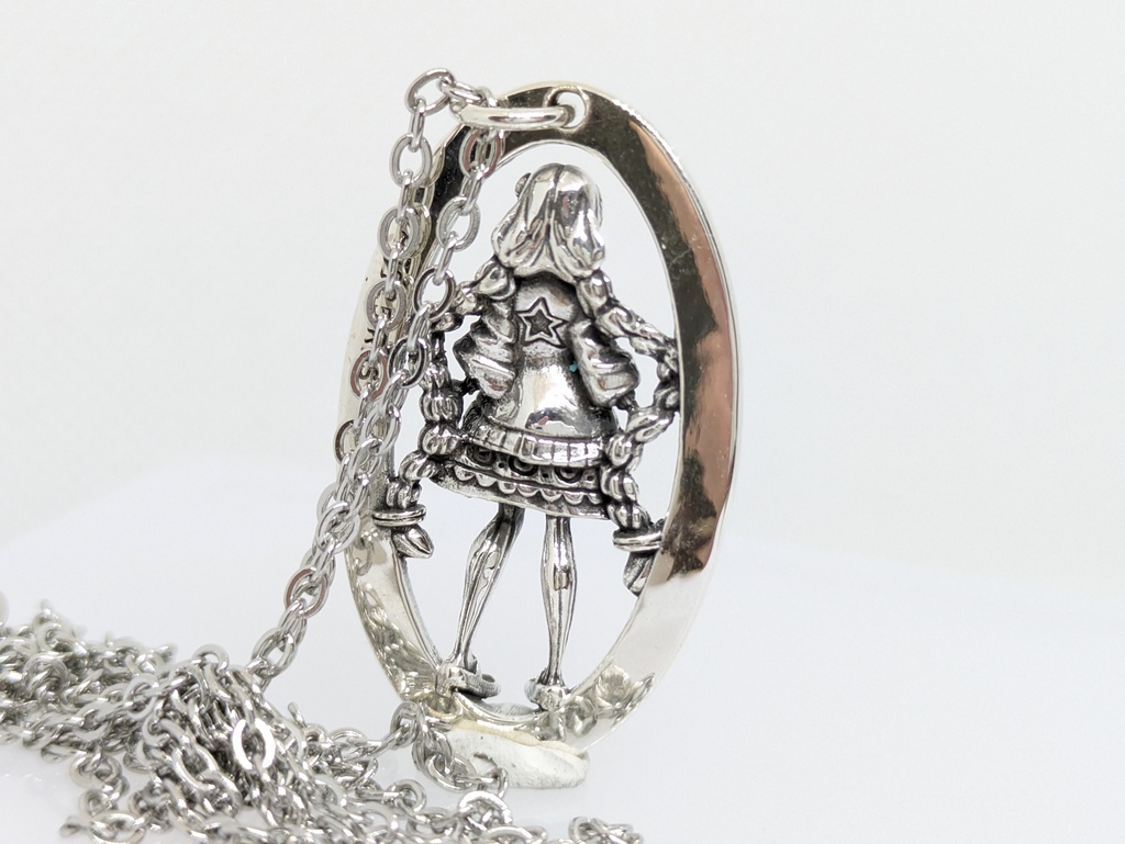 あかりちゃんフレームシルバーペンダント