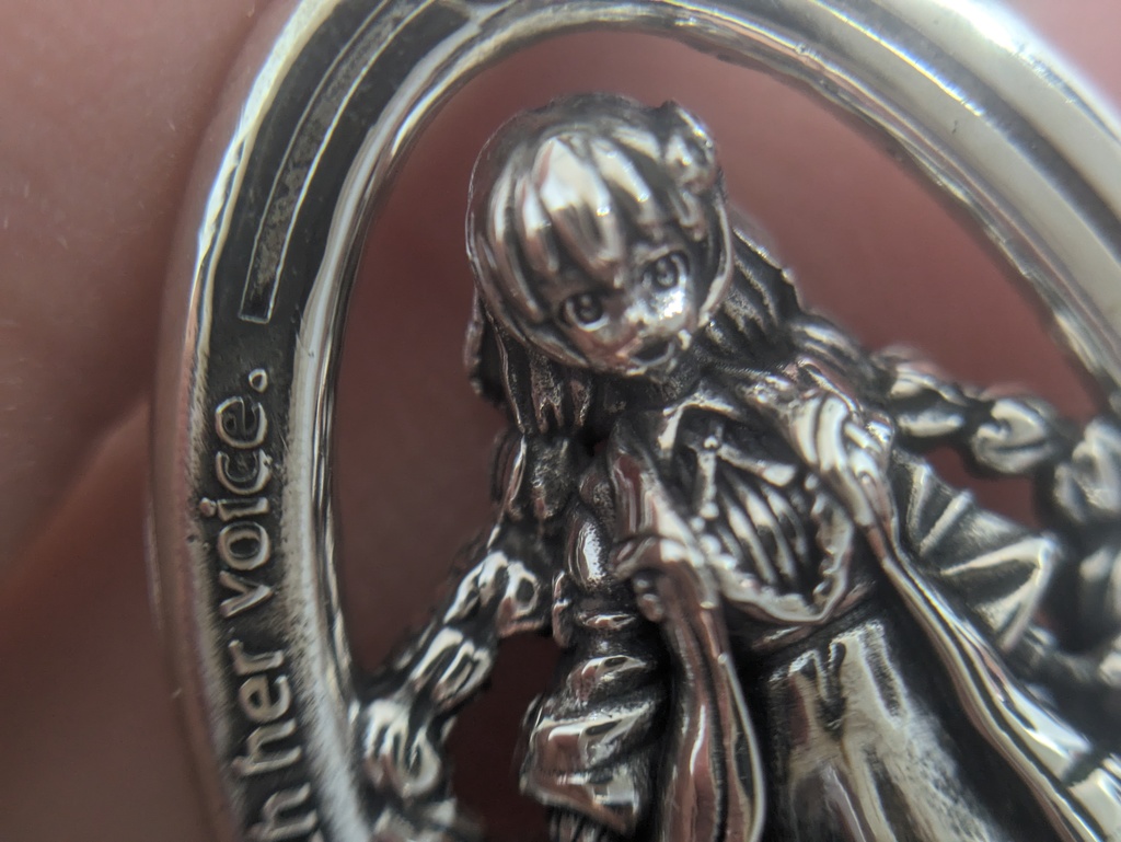 あかりちゃんフレームシルバーペンダント