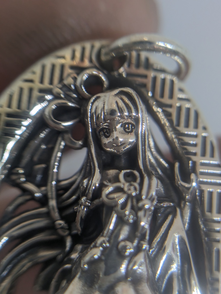 葵ちゃんフレームシルバーペンダント