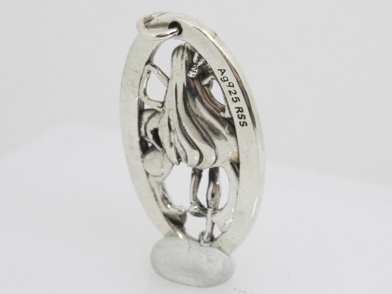 ずん子さんフレームシルバーペンダント