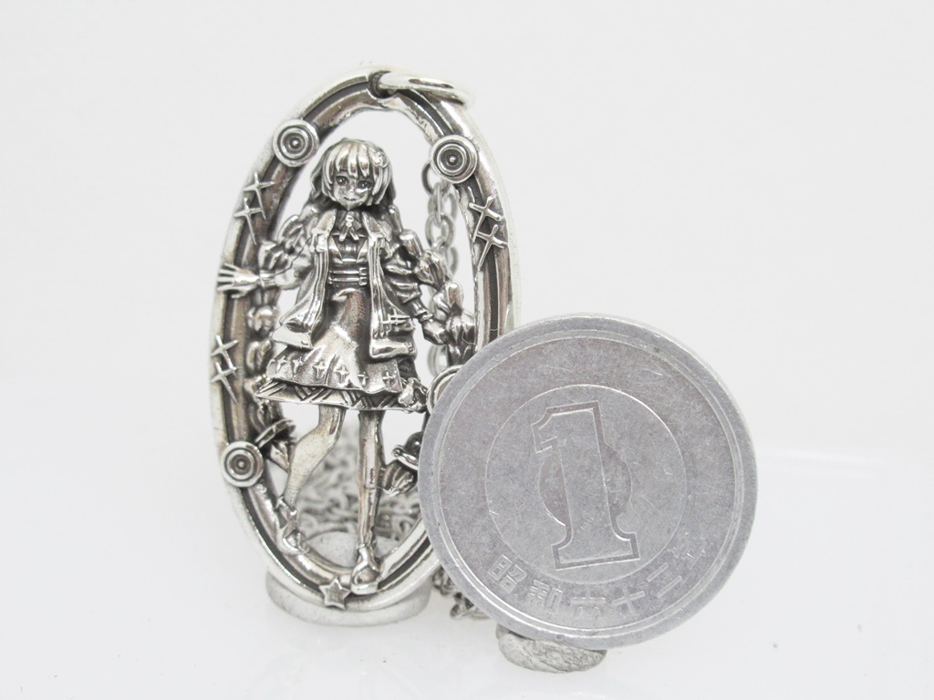 あかりちゃんV6フレームシルバーペンダント