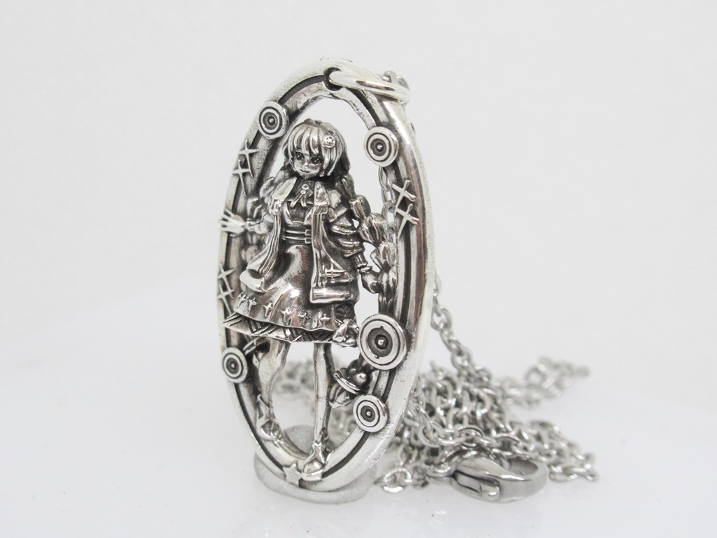 あかりちゃんV6フレームシルバーペンダント