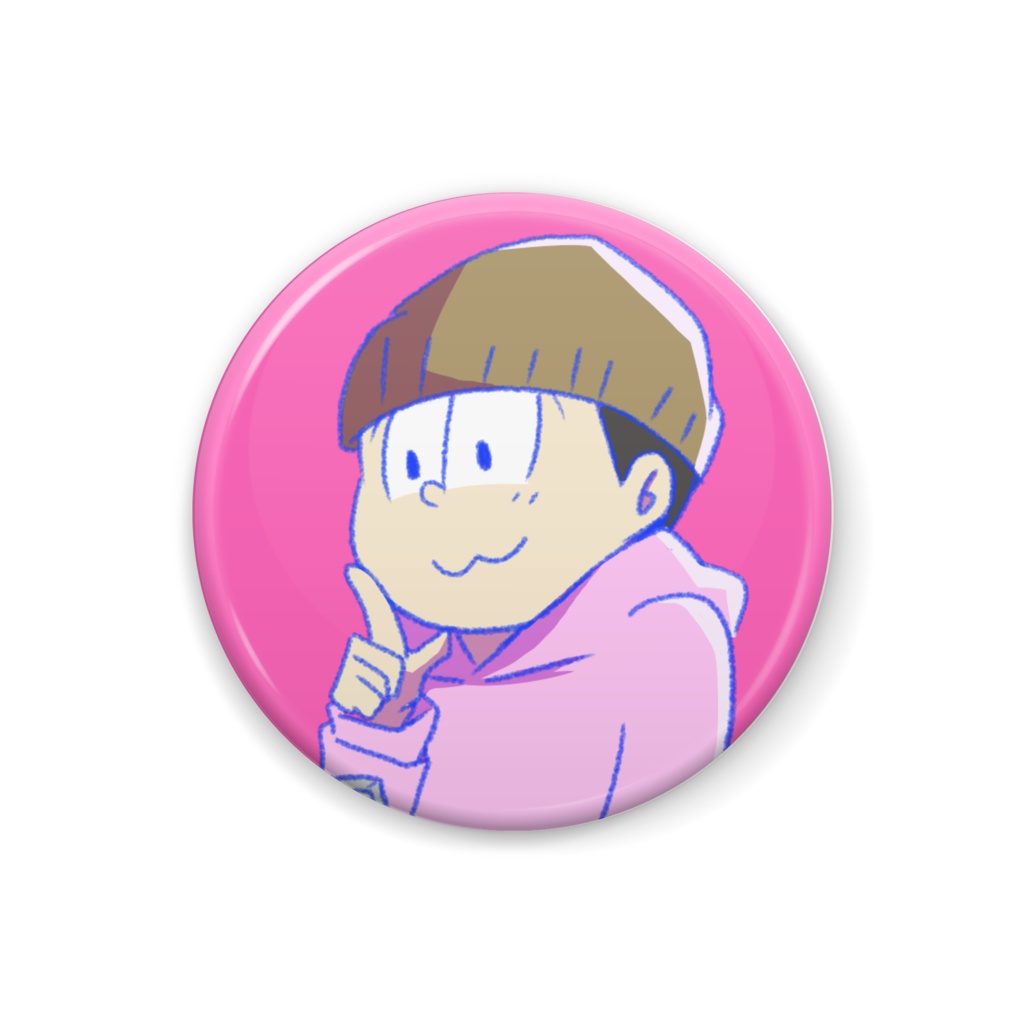 トド松缶バッジ