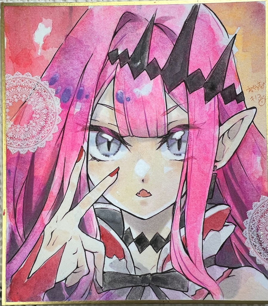 小色紙原画_fgo バーヴァン・シー