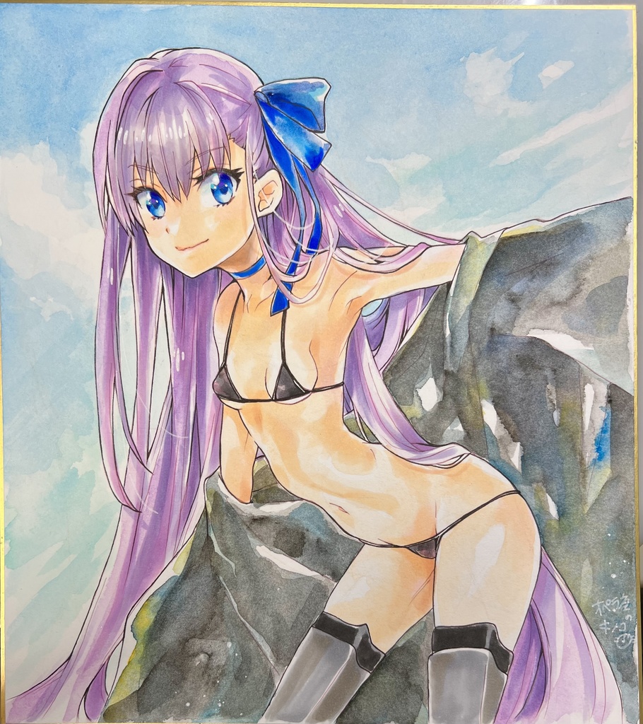 直筆大色紙_fgo 謎のアルターエゴ・Λ