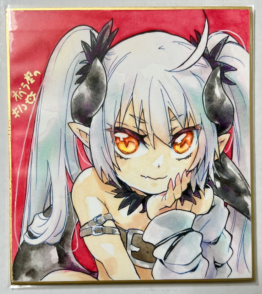 直筆イラスト原画_小色紙d