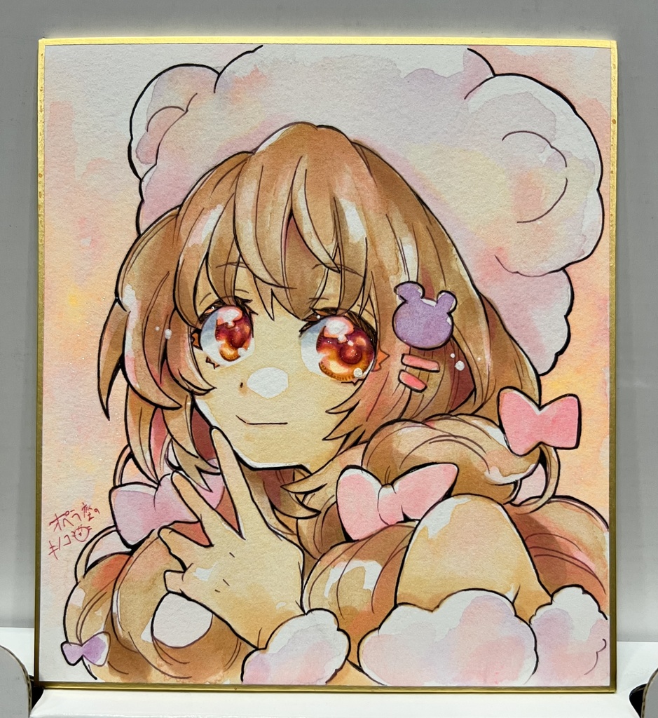 直筆原画小色紙a