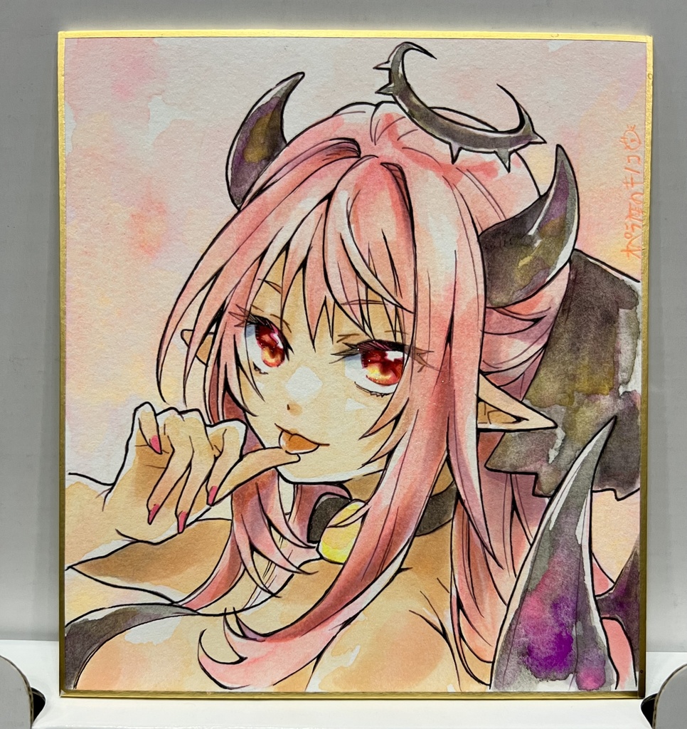 直筆原画小色紙c